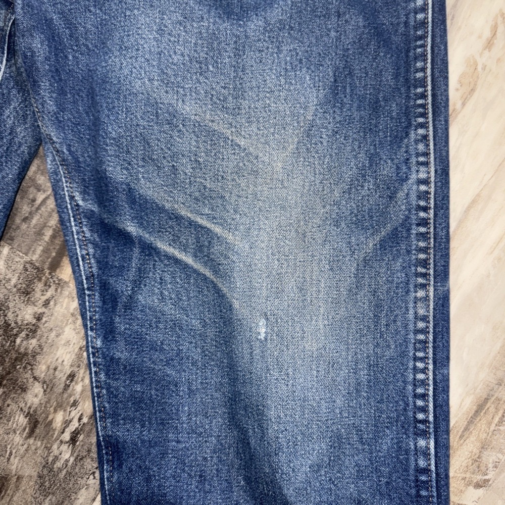 Wrangler Jeans Men's 40X36 Blue Denim Cowboy Cut Rodeo Distressed 47MWZPW - Picture 7 of 13